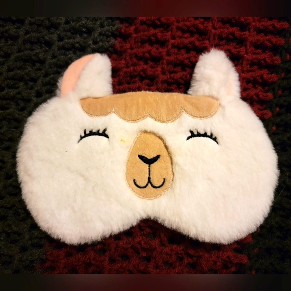 Llama sleep mask